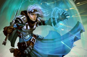 Iron Kingdoms also loves using Magic Circles for everything. A choice I can't disagree with