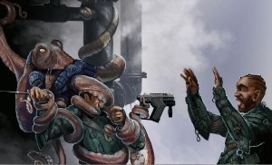 And there he goes again... can no-one stop the 8 legged scourge?