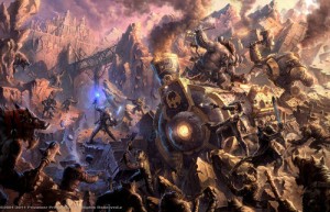 And by filling in I mean just stick large scale wars and battles in between everything