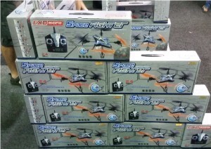 Seriously, Helicopter blades will do you little good in Space...