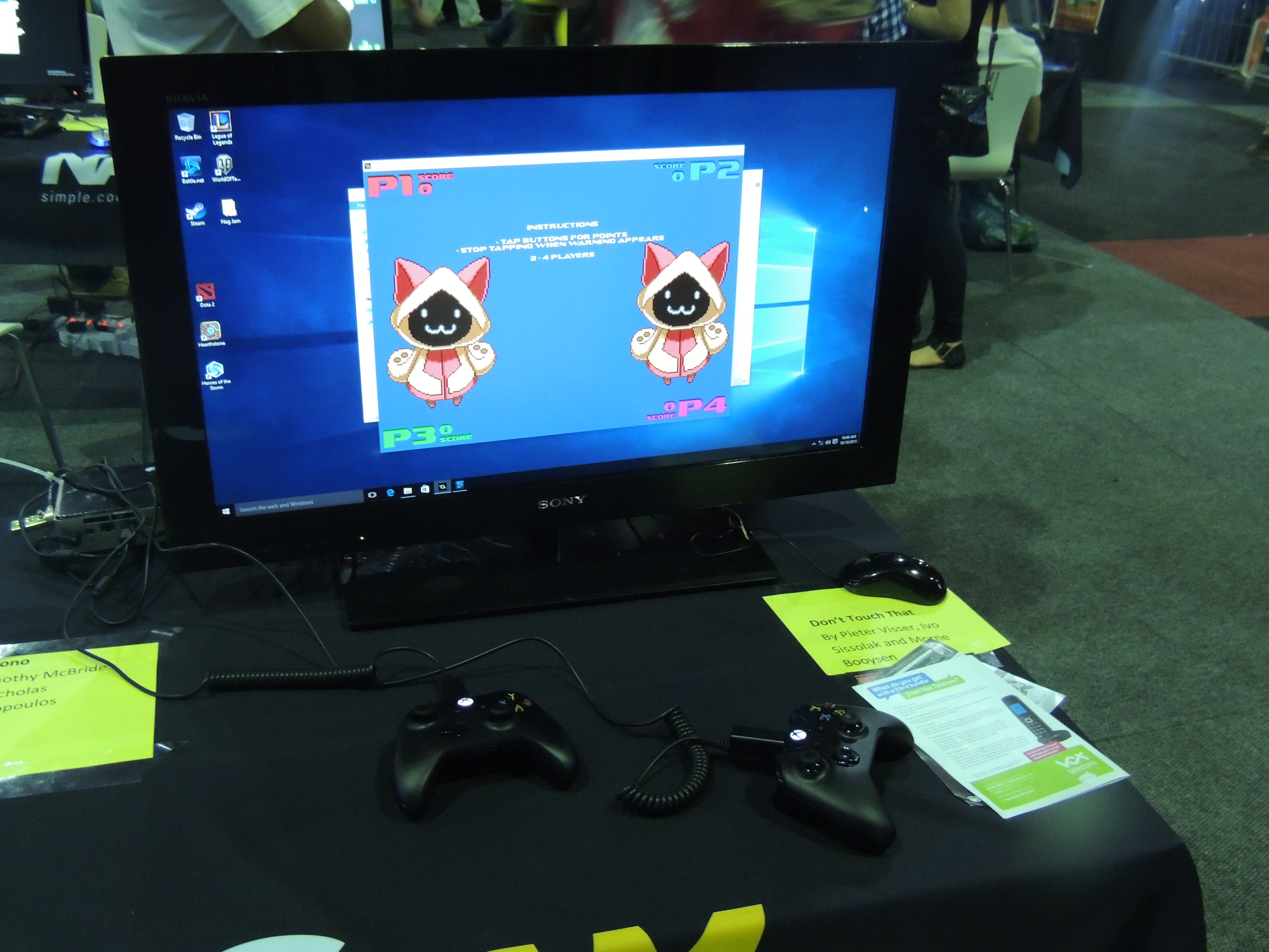 Adorable little Locally brewed Indie game involving not touching buttons